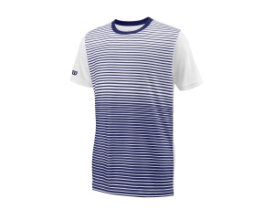 Wilson Tennisesärk Team Striped Crew