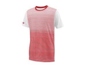 Wilson Tennisesärk Team Striped Crew