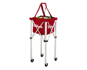 Pallikorv alumiiniumist raamil ja ratastel